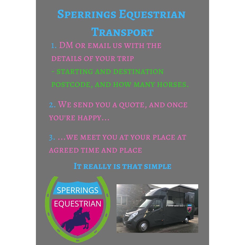 Transport - Our horsebox and trailer hire flyer